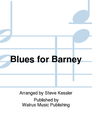 Book cover for Blues for Barney