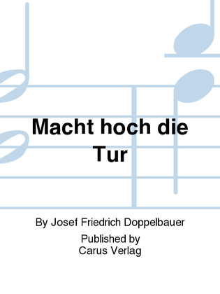 Book cover for Macht hoch die Tur
