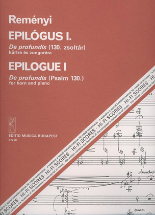 Epilogue I. De profundis (Psalm 130) für Horn un