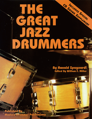 Book cover for The Great Jazz Drummers