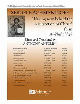 All-Night Vigil: 10. Having now beheld the resurrection of Christ