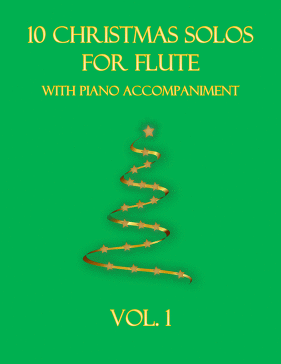 10 Christmas Solos for Flute (with piano accompaniment) vol. 1 image number null