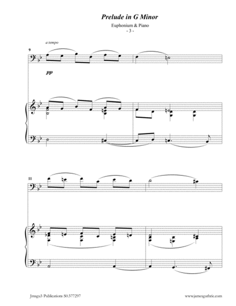 Scriabin: Prelude in G Minor for Euphonium & Piano image number null