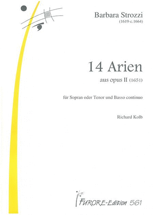 Book cover for 14 Arien aus op.2