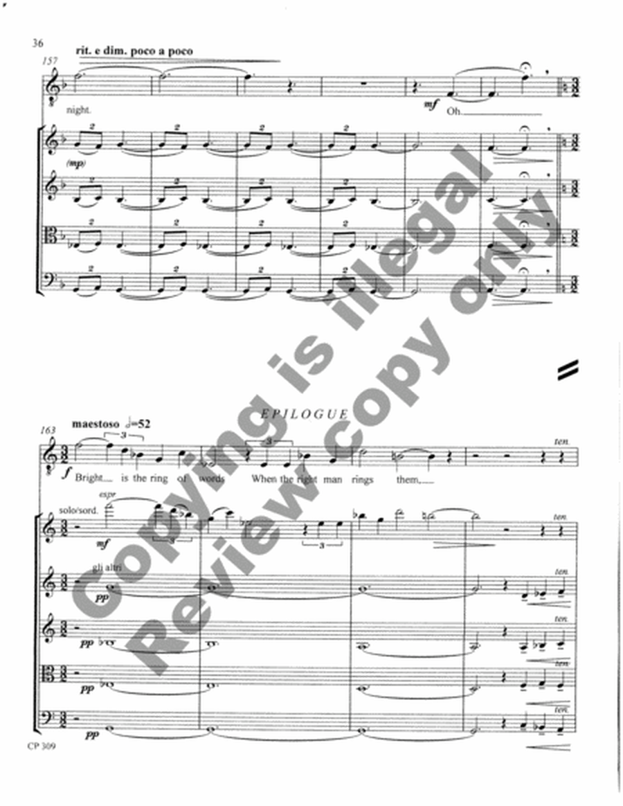 Songs of Laughter, Love, & Tears (Full Score & Parts) image number null