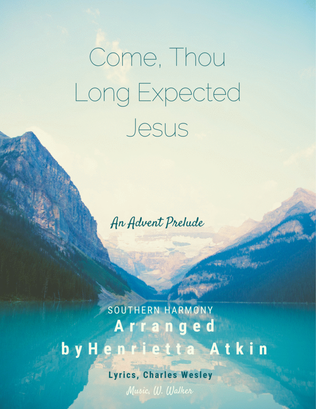 Book cover for Come, Thou Long Expected Jesus