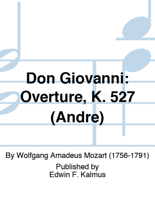 Book cover for DON GIOVANNI: Overture, K. 527 (Andre)
