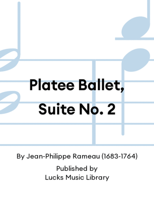 Book cover for Platee Ballet, Suite No. 2