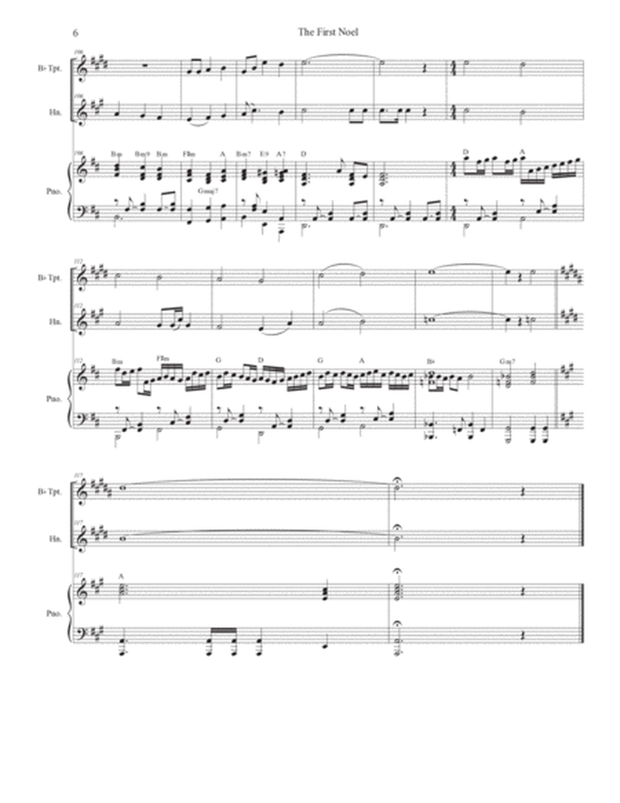 The First Noel (Duet for Bb-Trumpet and French Horn) image number null