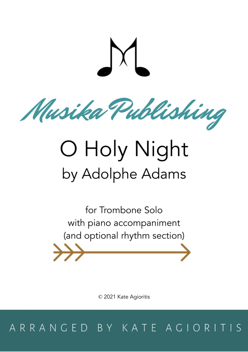 O Holy Night - Trombone and Piano (with optional Rhythm Section) image number null