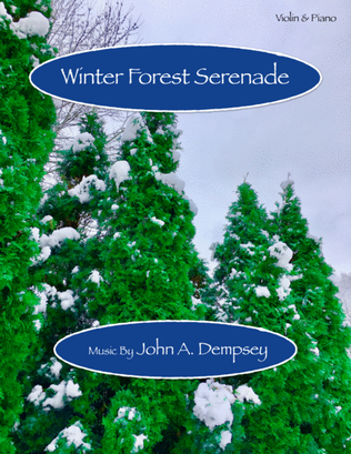 Book cover for Winter Forest Serenade (Violin and Piano)