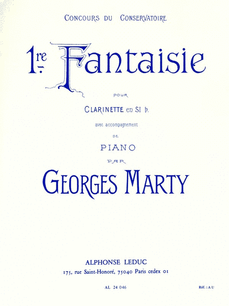 Fantaisie No.1 (clarinet & Piano)