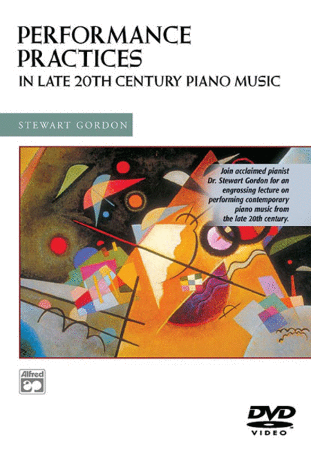 Performance Practices In Late 20th Century Piano Music Dvd
