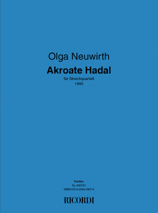 Book cover for Akroate Hadal