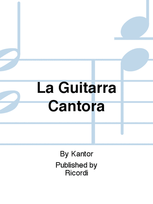 Book cover for La Guitarra Cantora