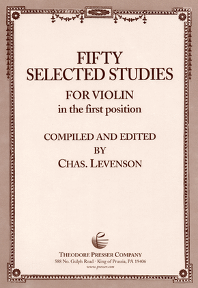 Book cover for Fifty Selected Studies