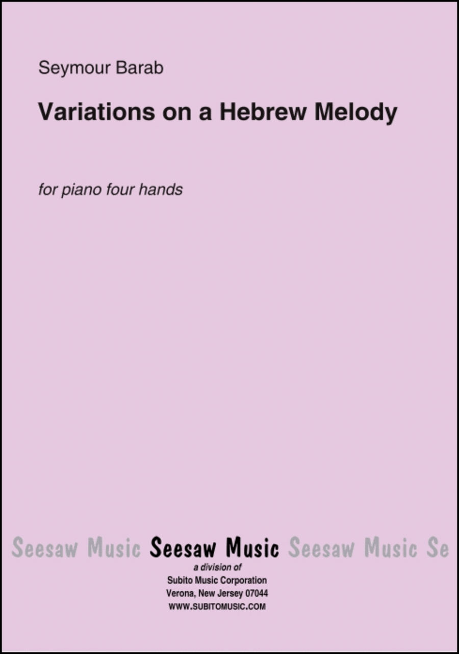 Variations on a Hebrew Melody