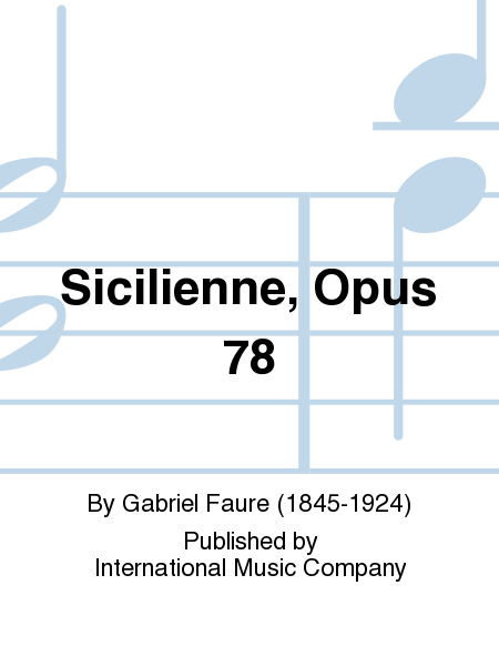Sicilienne, Op. 78 (KATIMS)