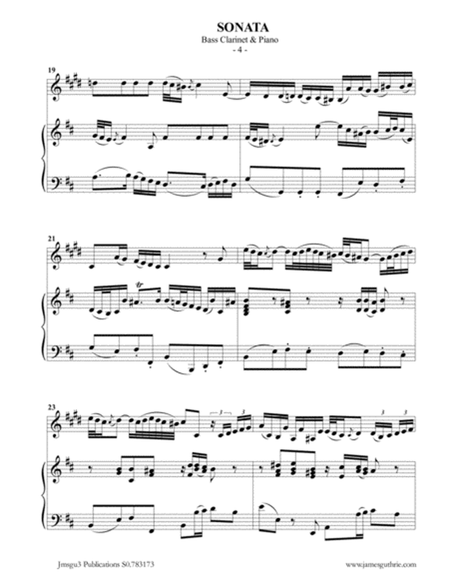 BACH: Six Sonatas BWV 1030-1035 for Bass Clarinet & Piano image number null