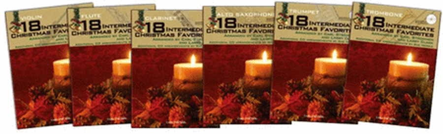 18 Intermediate Christmas Favorites Violin Book/CD
