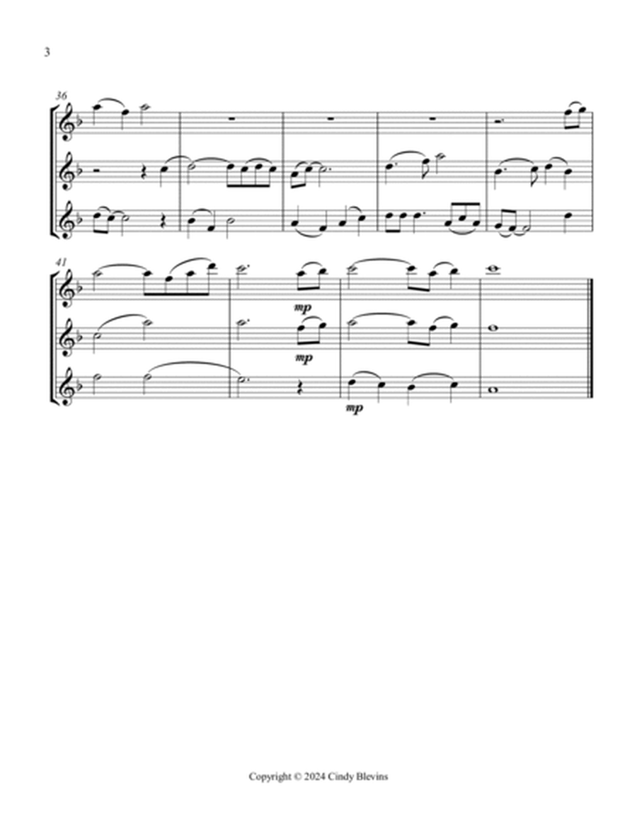Oh, Shenandoah, for Flute, Oboe and Violin image number null