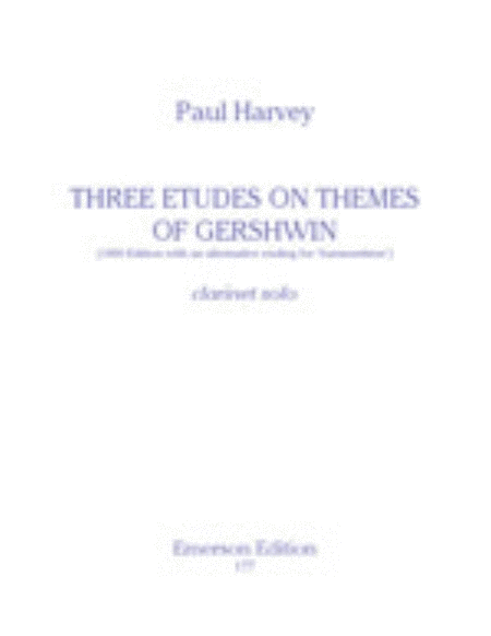 3 Etudes Themes/Gershwin