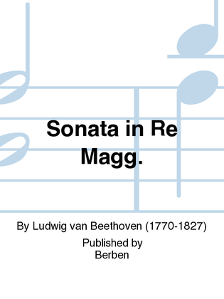 Book cover for Sonata In Re Magg.