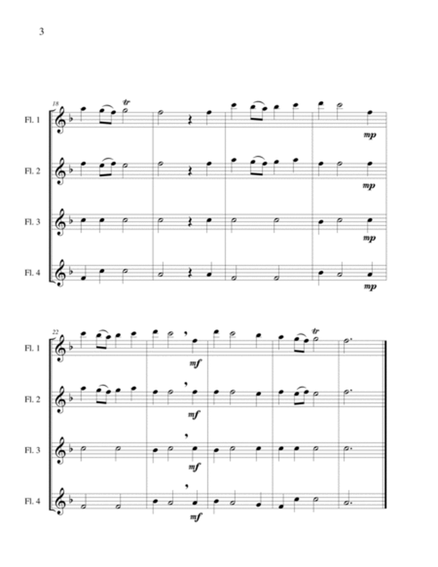 Spring Theme - Flute Quartet image number null