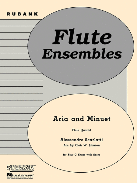 Aria And Minuet - Flute Quartets With Score