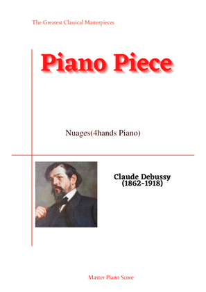 Book cover for Debussy-Nuages(4hands Piano)