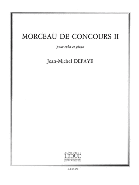 Morceau De Concours 2 (tuba & Piano)