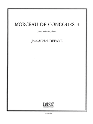 Book cover for Morceau De Concours 2 (tuba & Piano)