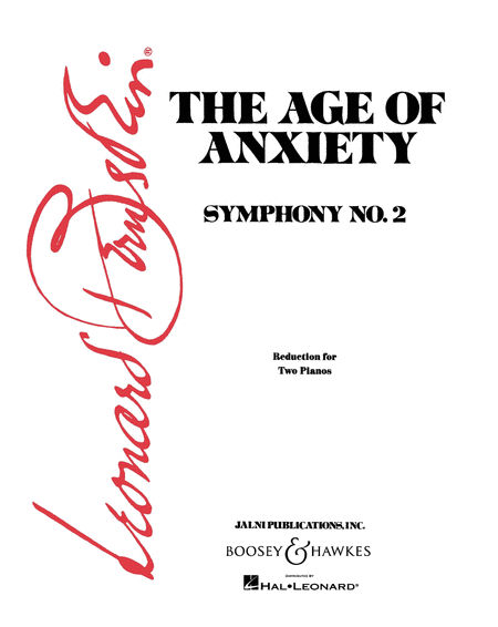 The Age of Anxiety