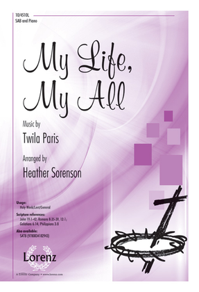Book cover for My Life, My All
