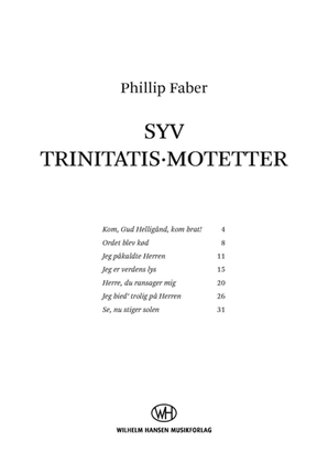 Book cover for Syv Trinitatis-Motetter (Mixed Voices)