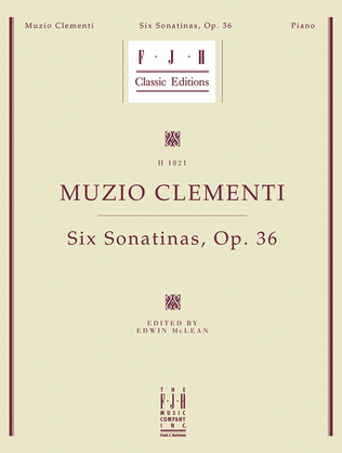 Book cover for Muzio Clementi-Six Sonatinas Op. 36