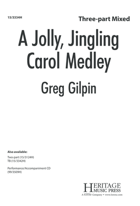 Book cover for A Jolly, Jingling Carol Medley