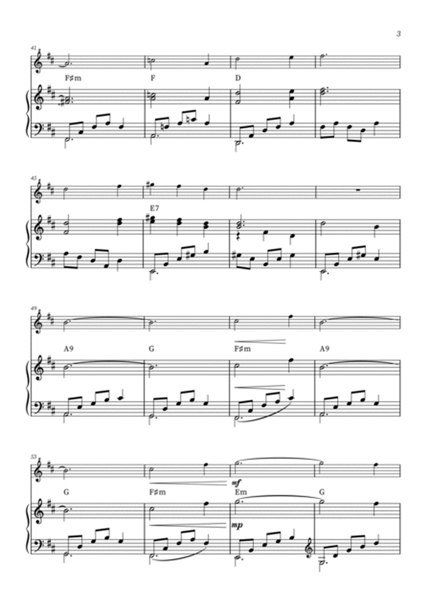 Clair de Lune - Soprano Recorder and Piano + CHORDS image number null