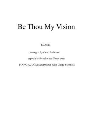 Book cover for Be Thou My Vision (SLANE) Vocal Duet (Alto Tenor)