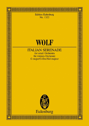 Book cover for Italian Serenade G major