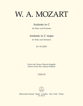 Andante for Flute and Orchestra C major, KV 315 (285e)