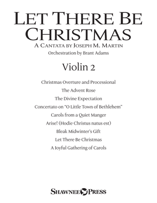 Book cover for Let There Be Christmas Orchestration - Violin 2