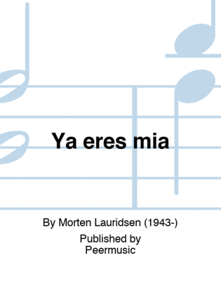 Book cover for Ya eres mía