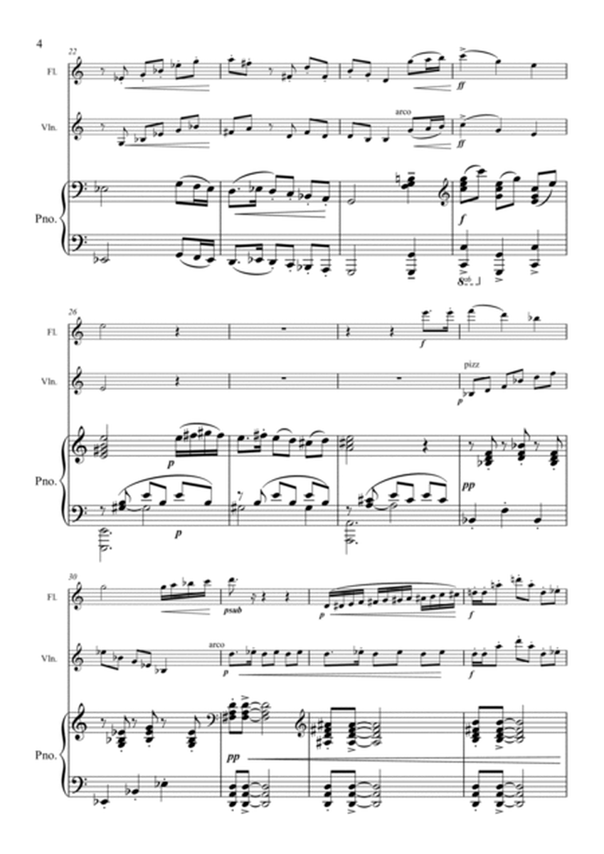 Minuet For Margaret. (Flute, Violin and Piano Arrangement)