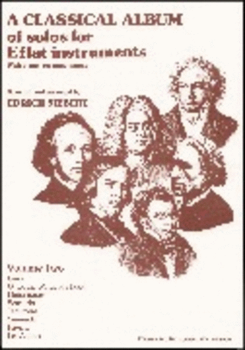 A Classical Album For E Flat Instruments Book 2 Arr Siebert