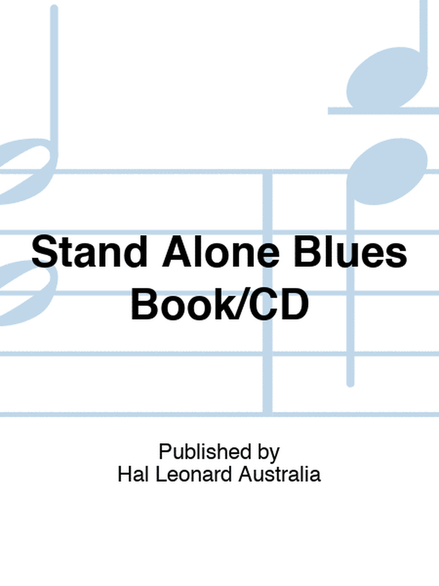 Stand Alone Blues Book/CD