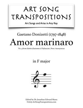 DONIZETTI: Amor marinaro (transposed to F major)