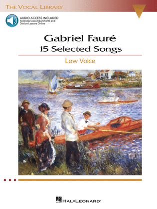 Book cover for Gabriel Fauré: 15 Selected Songs