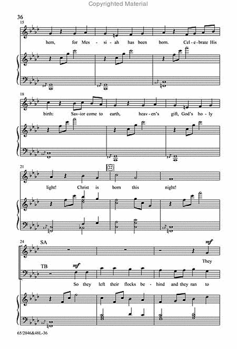 Behold the Star! - SATB Score with Performance CD image number null