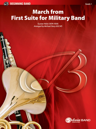 Book cover for March from First Suite for Military Band